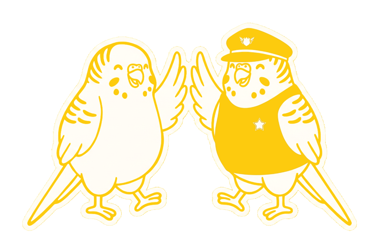 A Panicbudgie member opening their door to a responder during a test call